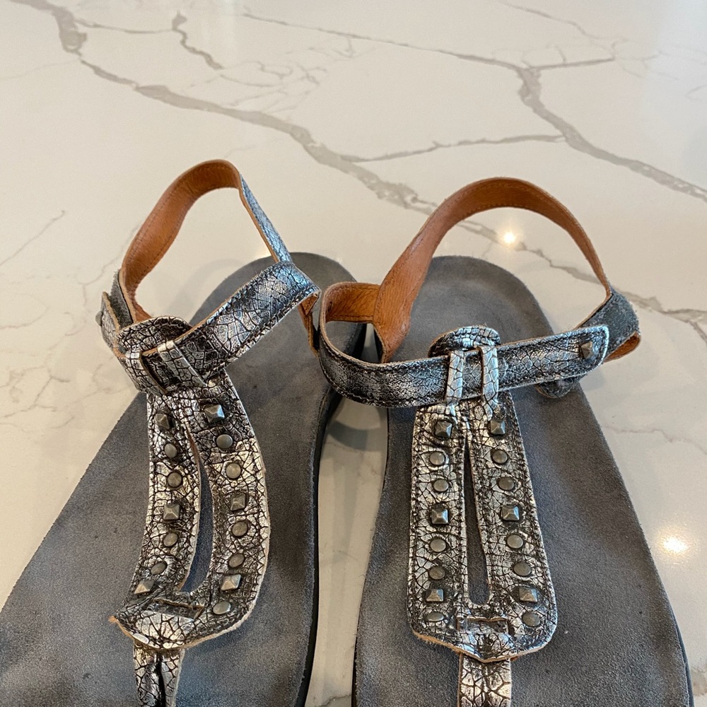 Taos Sandal in Pewter size 40